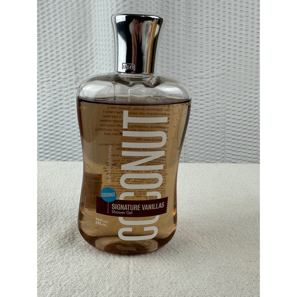 BATH & BODY WORKS COCONUT Signature Vanillas Shower GEL Retired‎
